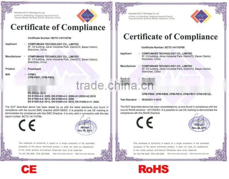 Super fast charge2.1A USB 13000mah portable mobile power bank,portable powerbank,portable charger