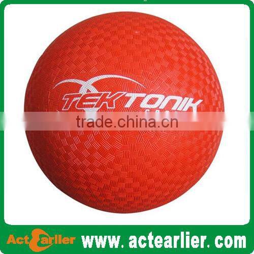 8.5 inch cheap custom rubber playground ball, pvc playground ball
