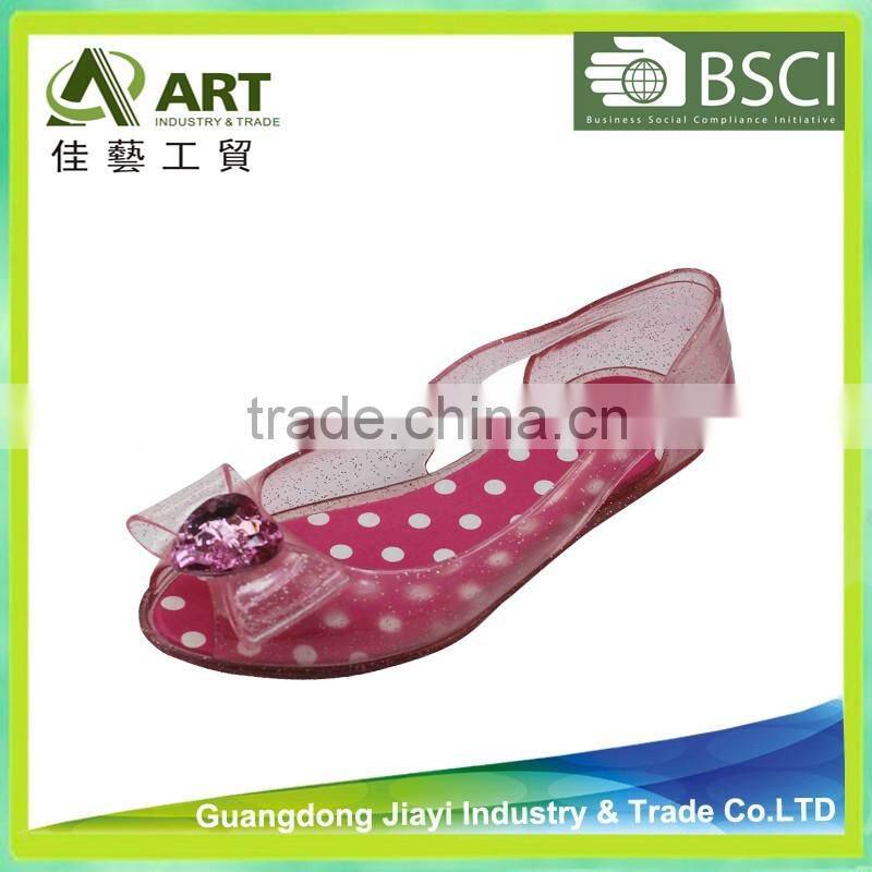 Hot Sale Lovely and Cute Girl's Sandal, PVC Shoes with LED light