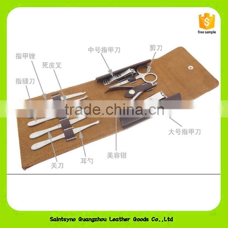 16011 Portable Stainless steel Nail Art Manicure Set Nail Care Tools with Mini Finger Nail Cutter