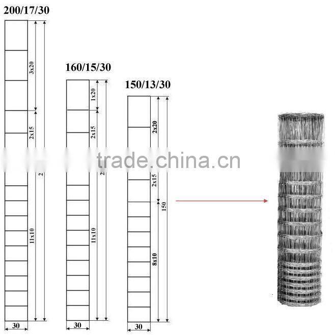 2014 hotsell hot-dipped/electro galvanized cattle fence