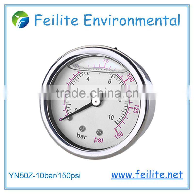 2 inch glycerine or silicone oil filled pressure gauge