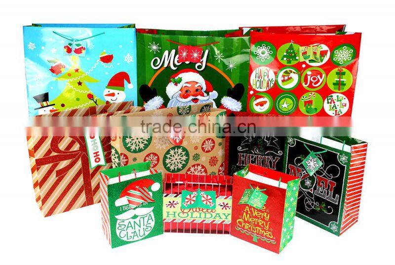 Wholesale custom luxury paper packaging gift bags shopping paper bags