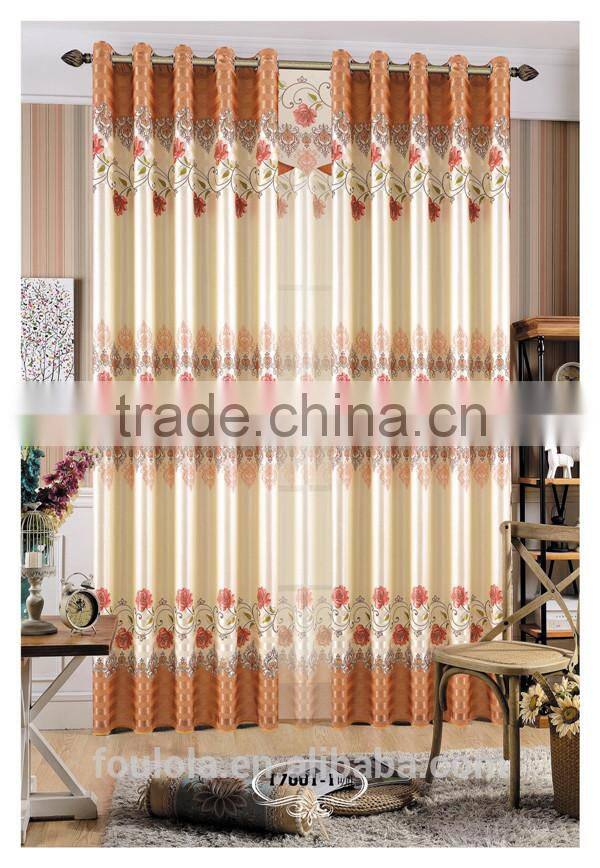 China print curtain fabric ready stock curtain fabric printed curtain fabric