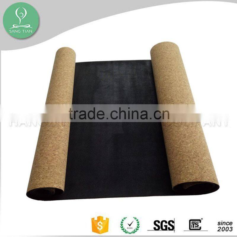 Premium 100% biodegradable rubber cork yoga mat