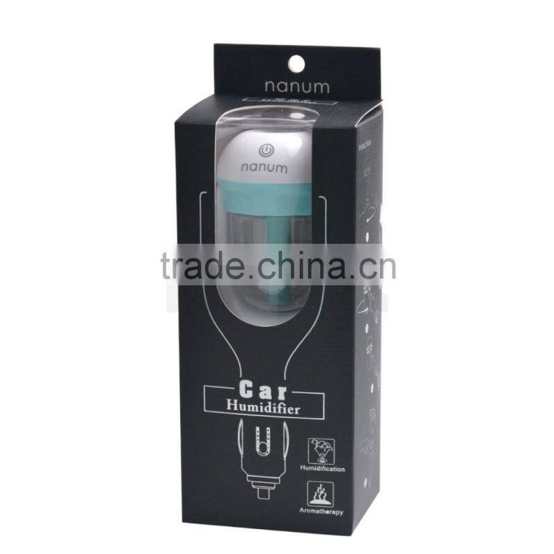 New Creative Gift 50ml Mini Car Humidifier Portable Air Purifier Essential Oil Diffuser Aromatherapy Mist Maker Car Accessories