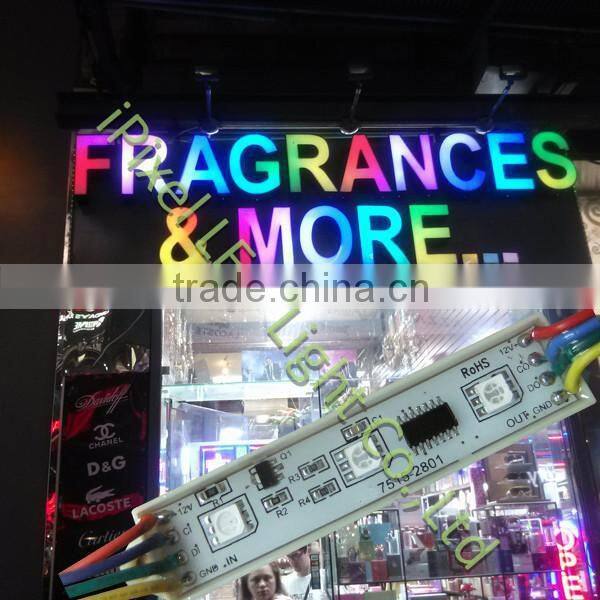 smd3030 injection molding led module with optic lens