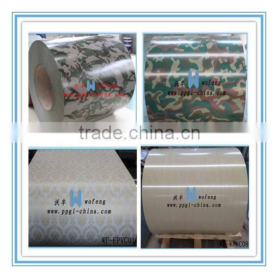 Prepainted galvanized steel / brick pattern prepainted PPGI steel sheet