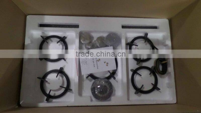 Portable Tempered 5 burns Glass Gas Stove/Gas cooker