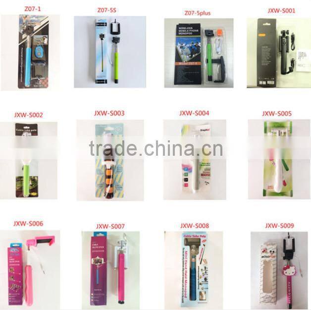 2015 Fashion Mini Monopod,Cable selfie stick monopod, for Christmas gift