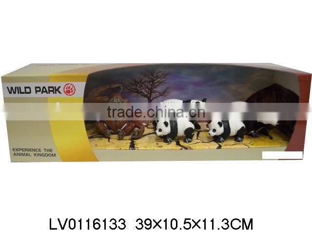 High quality plastic animal toys ,realistic zoo animals plastic toy set