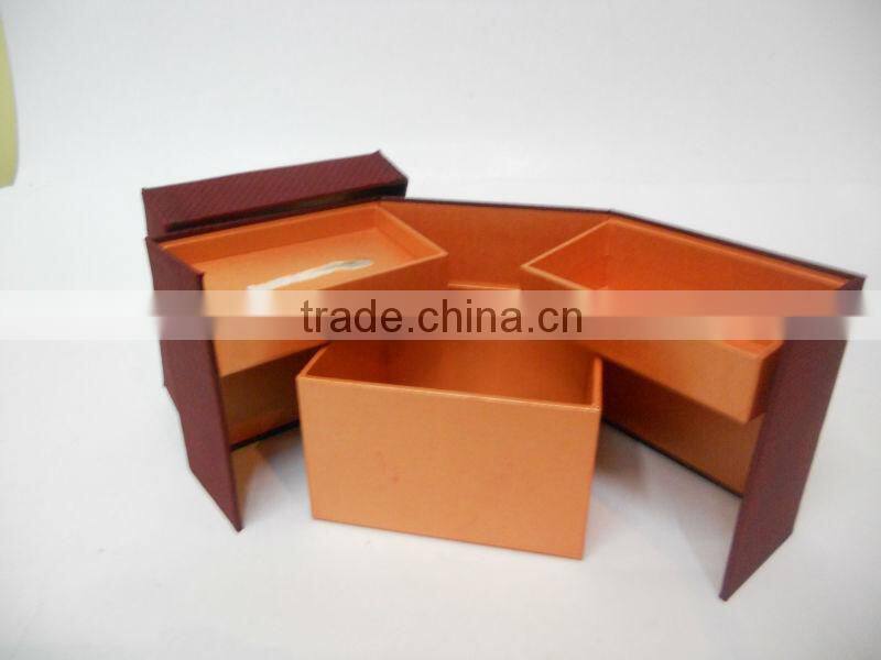 2014 newly luxury custom paper hot selling gift jewelry box