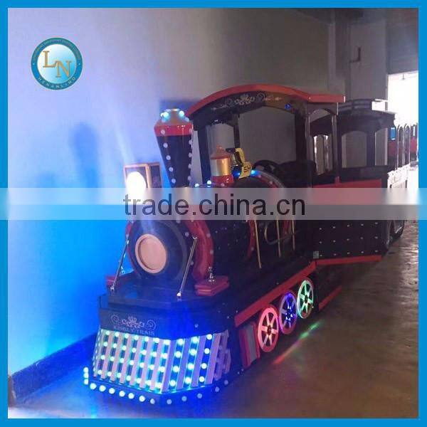 Amusement indoor kiddie electric animated rides train