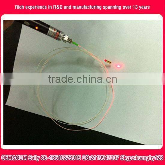 2 M Single Fiber 850nm C-lends Gold-plated Tube Premium Fiber Collimator 5mm WD 250um fiber optic collimator OEM factory