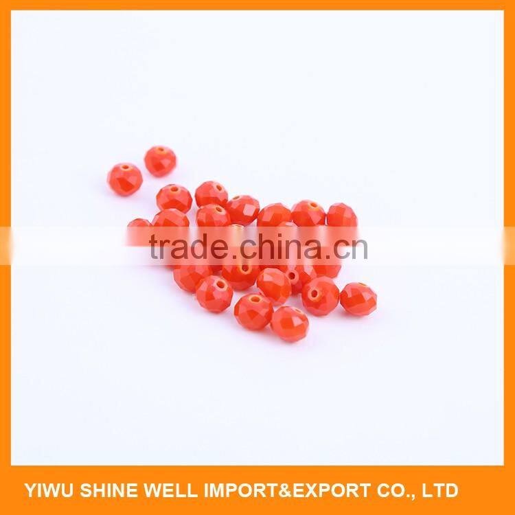 Modern style special design glass beads for decoration with many colors