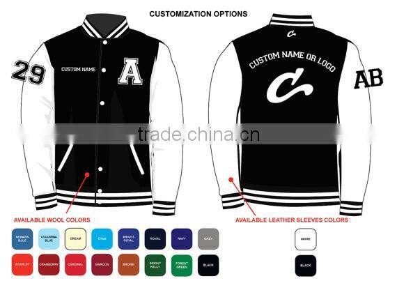 high quality winter varsity jackets