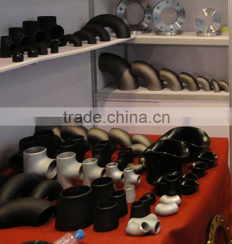 carbon steel butt weld seamless pipe fittings