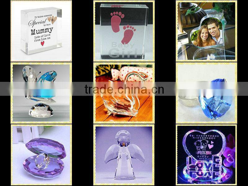 Personalized 3D Laser Crystal Gifts With Engraved Ganesh For Guest Souvenirs