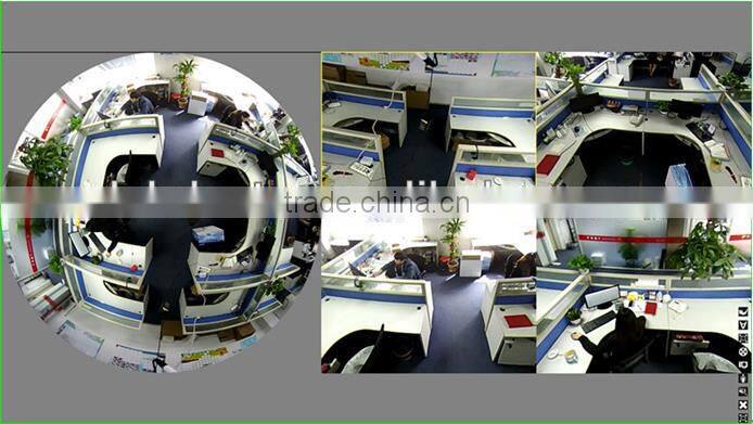 LS VISION surveillance waterproof 360 degree fisheye ip camera