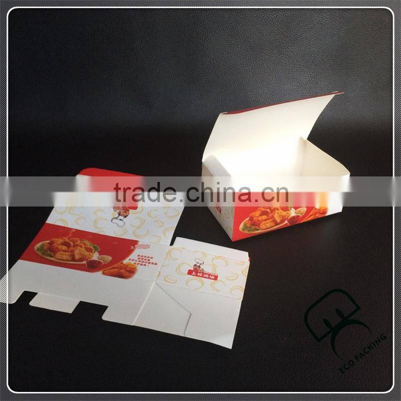 Simple structure Cheapest paper box in the world foldable food grade paper box