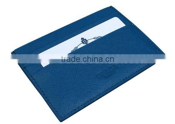 Fashion simple thin design pu name card holder