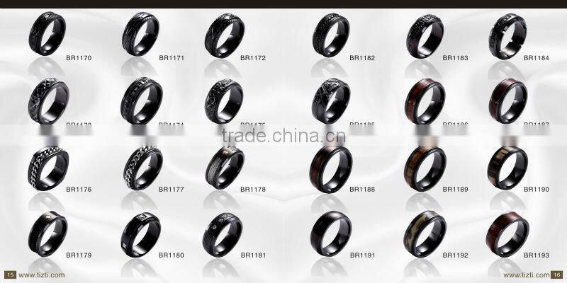 the price of black zirconium wedding ring