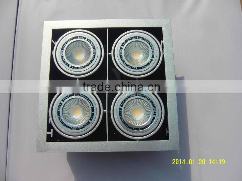 super bright recessed grille celing spot light with halogen lamps 100w made in China