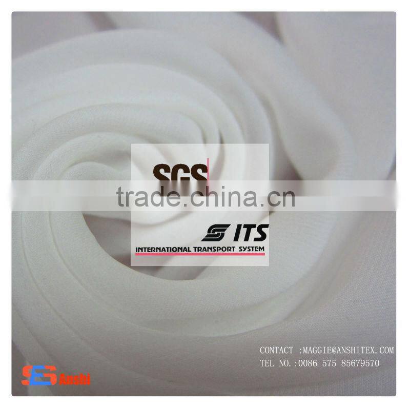 Vestidos de noche new product polyester dress fabric for latest dress designs Flowers in chiffon for wedding dresses 2016