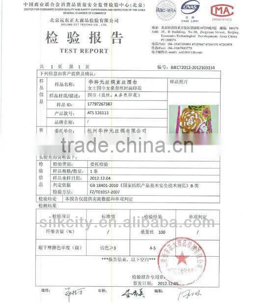 Printing Silk 90*90cm Twill Scarf