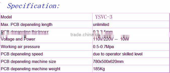 gam30 v cut pcb separator -YSVC-3