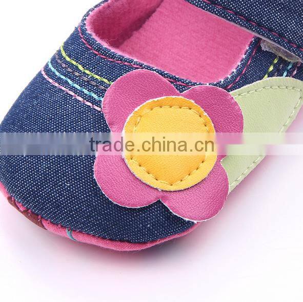 New design baby flower dress shoes children soft sole shoes wholesale baby sheos
