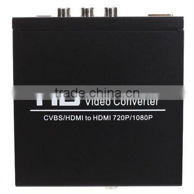 AV+HDMI to HDMI converter support AV input PAL/NTSC