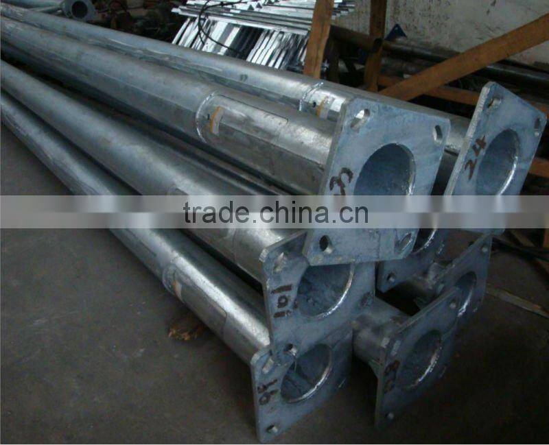 galvanized powder coated tapered traffic sign post