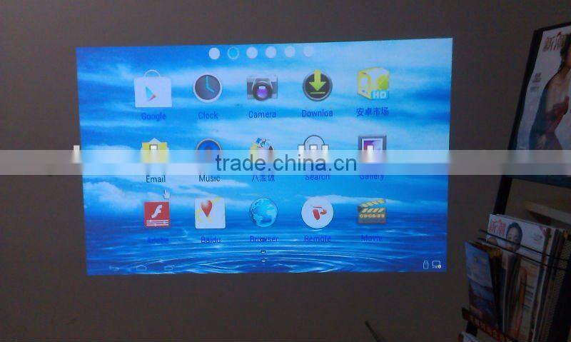 Hottes!!! C7 -Luxcine world 1st 1080p android 4.0 portable projector with 3 USB interface