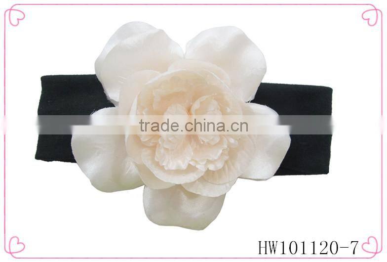 Silk flower headband hairbands for babies,baby hair accessories