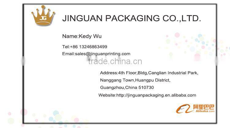 Custom packaging clear PVC PET transparent plastic box
