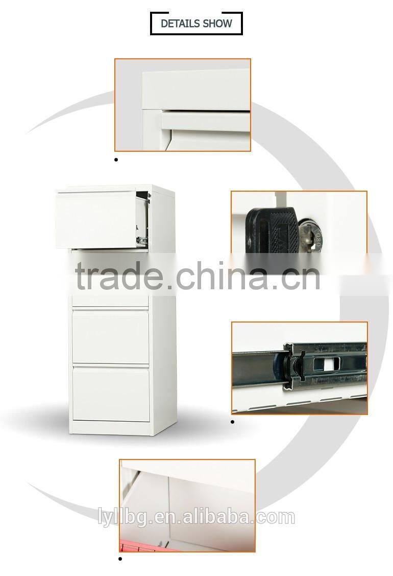 2016 Super durable selling powder coated metal 3 drawer metal desktop file holder