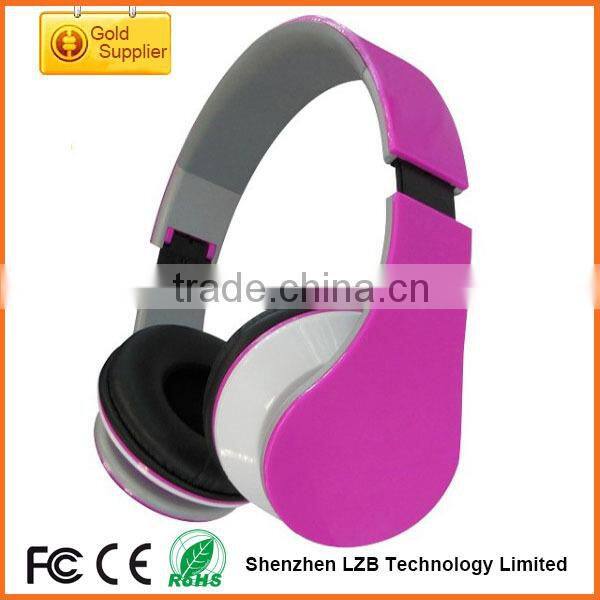 High quality Folding Hifi bluetooth headphone for Mobile phone, portable media player, Mp3