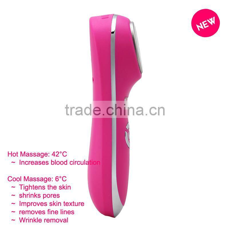 2015 skinyang high quality ultrasonic skin beauty products with cold and hot sonic beauty by portable easy to use