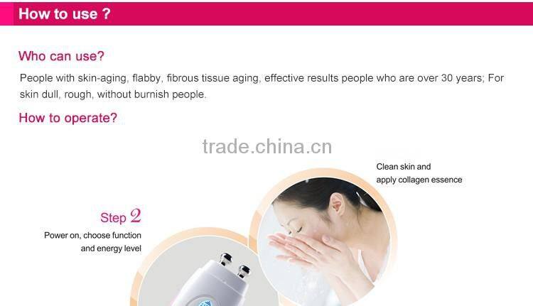 DEESS face slimming age defying microcurrent household mini rf machine microcurrent facial mask permanent hair removal by laser