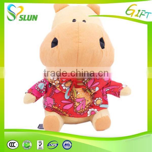 alibaba Hottest fashion promotional Hippopotamus amphibius plush toy