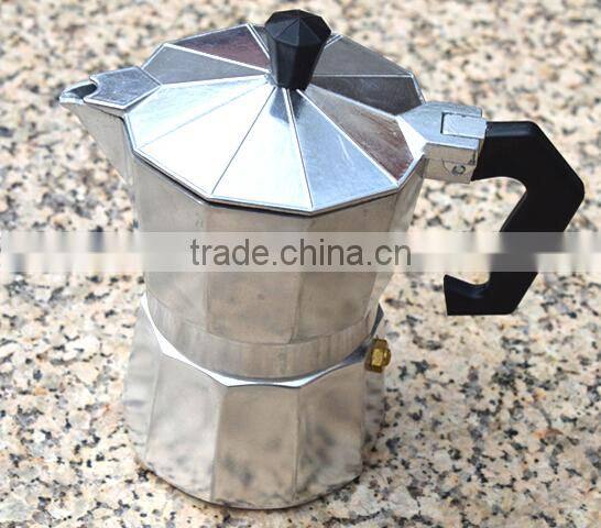 Aluminum stainless steel espresso coffee pot moka pot