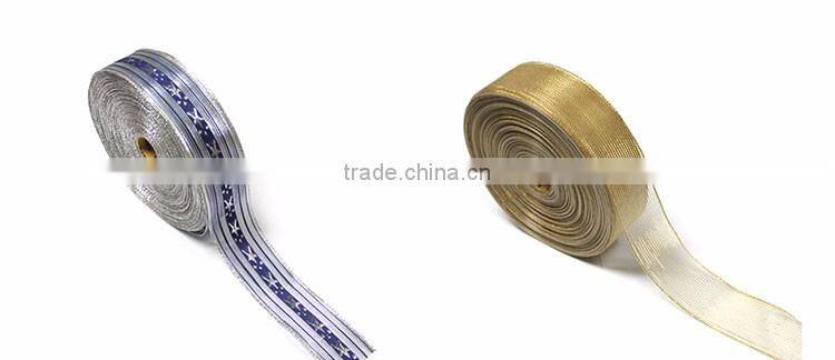 Enchasing gift wrapping webbing Embroider jacquard nylon strapping