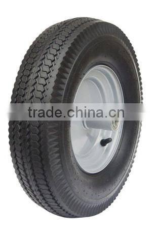 Cheap small wheel barrow wheel with hub