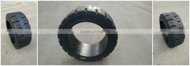 Gnie Scissor lift platform wheel 18x7x12.125 18x7x12 1/8 solid tire with rims wheel