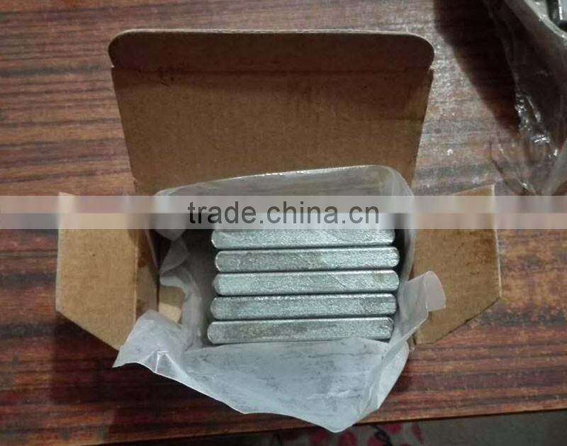 Farm tractor enigne flat key for crankshaft