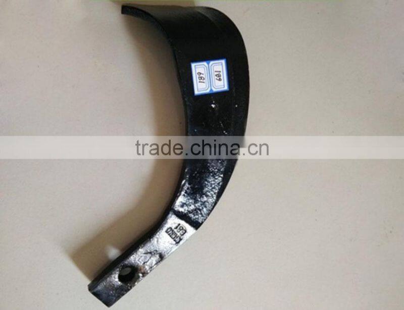 Single hole /double holes long rotary tiller blade and shaft for cultivators