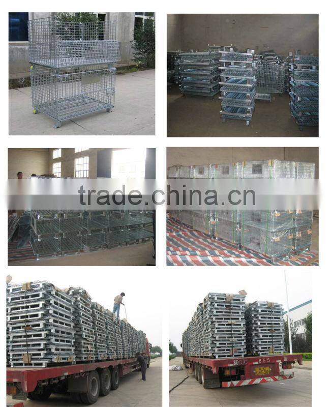 Industrial Wire Container Stacking Storage Container