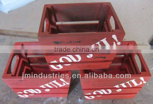 Vintaged Small Wooden Display Box