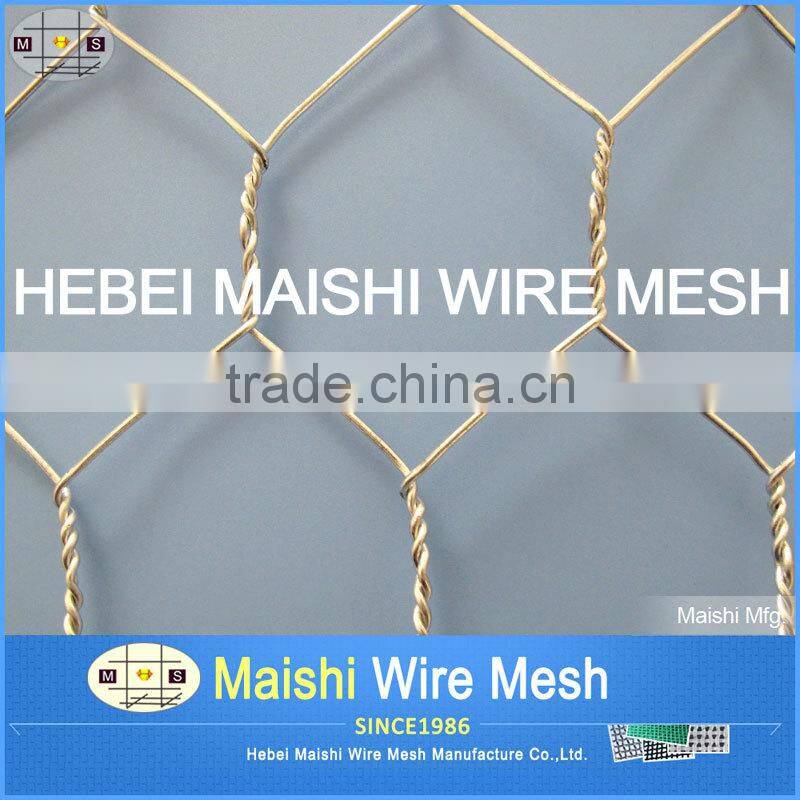 HOT SALE ! PVC Coated Galvanized hexagonal wire netting with ISO9001 systerm